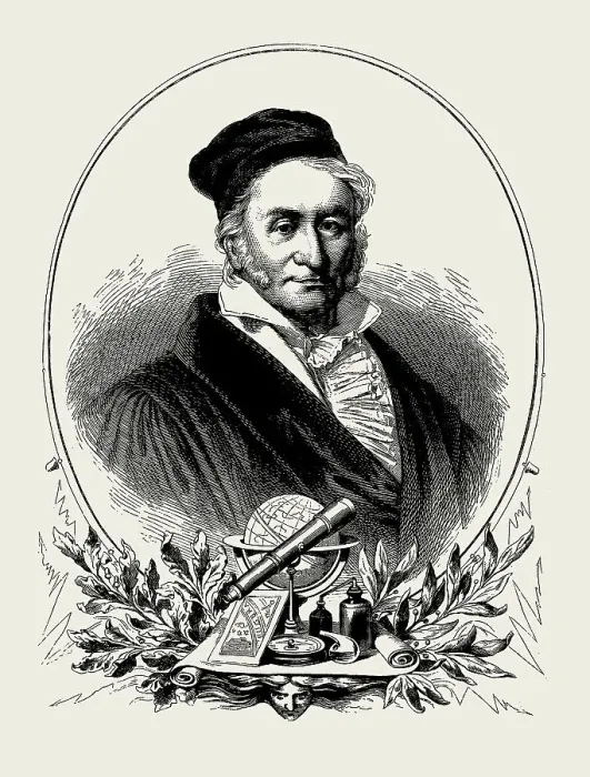 Framed Print : Portrait of Carl Friedrich Gauss (1777-1855). Creator: Ritmüller, Eduard (1805-1869) Framed Print : Portrait of Carl Friedrich Gauss (1777-1855). Creator: Ritmüller, Eduard (1805-1869)