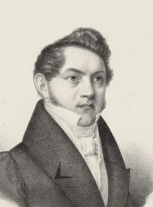 Framed Print : Portrait of Carl Gottlieb Reissiger (1798-1859), c. 1830. Creator: Czauczik (Zausig) Framed Print : Portrait of Carl Gottlieb Reissiger (1798-1859), c. 1830. Creator: Czauczik (Zausig)