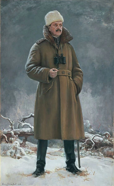 Portrait of Carl Gustaf Emil Mannerheim (1867-1951), 1933. Creator: Järnefelt, Eero (1863-1937)