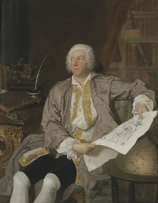 Framed Print : Portrait of Carl Gustaf Tessin (1695-1770) Framed Print : Portrait of Carl Gustaf Tessin (1695-1770)