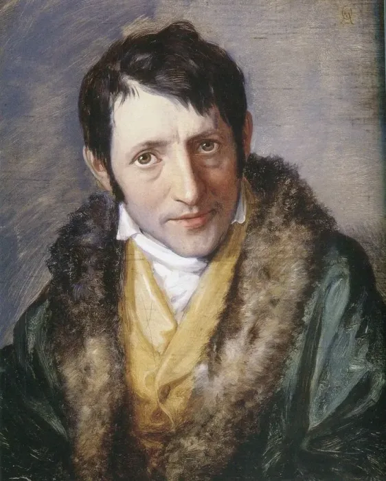Framed Print : Portrait of Carl Ludwig Borne (1786-1837), 1833. Creator: Oppenheim, Moritz Daniel Framed Print : Portrait of Carl Ludwig Borne (1786-1837), 1833. Creator: Oppenheim, Moritz Daniel