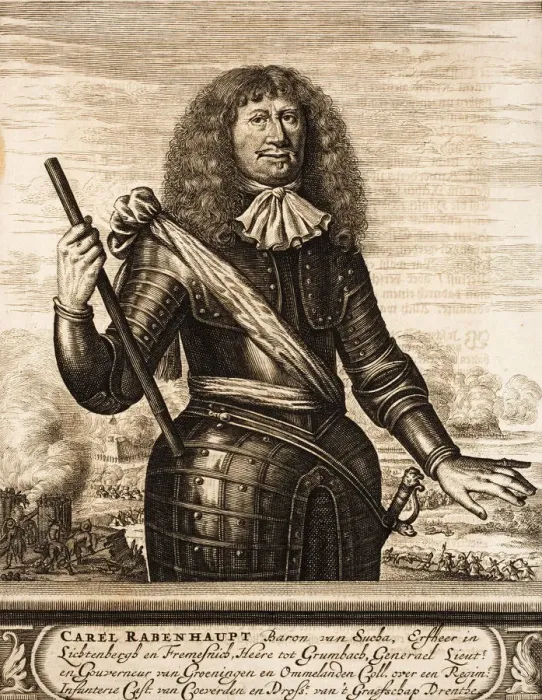 Framed Print : Portrait of Carl von Rabenhaupt (1602-1675) (From: Schauplatz des Krieges), 1675 Framed Print : Portrait of Carl von Rabenhaupt (1602-1675) (From: Schauplatz des Krieges), 1675