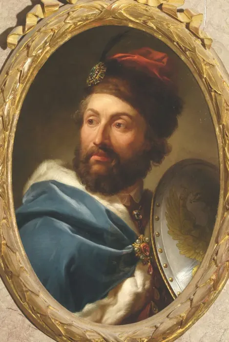 Framed Print : Portrait of Casimir IV Jagiellon, King of Poland, 1769-1771 Framed Print : Portrait of Casimir IV Jagiellon, King of Poland, 1769-1771