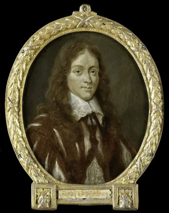 Framed Print : Portrait of Caspar van Kinschot, Poet, 1700-1732. Creator: Arnoud van Halen Framed Print : Portrait of Caspar van Kinschot, Poet, 1700-1732. Creator: Arnoud van Halen