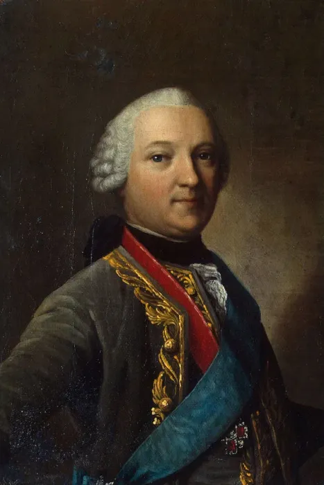 Framed Print : Portrait of Caspar von Saldern, (1711-1786), middle of the 18th century Framed Print : Portrait of Caspar von Saldern, (1711-1786), middle of the 18th century