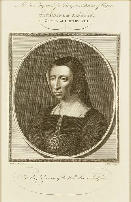 Framed Print : Portrait of Catherine of Aragon (1485-1536), 1780s. Creator: Goldar, Jabez (1729-1795) Framed Print : Portrait of Catherine of Aragon (1485-1536), 1780s. Creator: Goldar, Jabez (1729-1795)