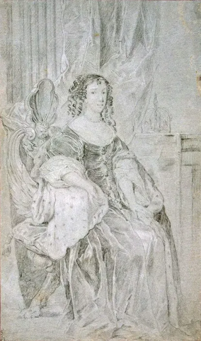 Framed Print : Portrait of Catherine of Braganza (1638-1705), 1670s Framed Print : Portrait of Catherine of Braganza (1638-1705), 1670s