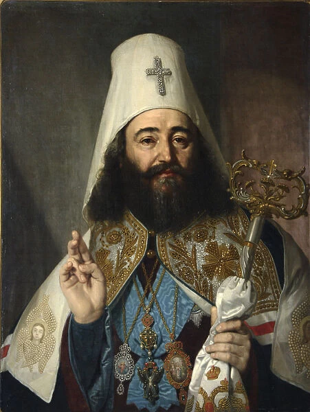 Portrait of Catholicos-Patriarch of All Georgia Anton II, (1788-1811), 1811