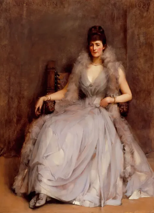 Framed Print : Portrait of Cecilia Tower, 1889. Creator: James Jebusa Shannon Framed Print : Portrait of Cecilia Tower, 1889. Creator: James Jebusa Shannon