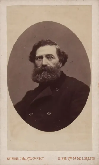 Framed Print : Portrait of the cellist and composer Alfredo Piatti (1822-1901), ca 1860. Creator: Carjat, Étienne (1828-1906) Framed Print : Portrait of the cellist and composer Alfredo Piatti (1822-1901), ca 1860. Creator: Carjat, Étienne (1828-1906)