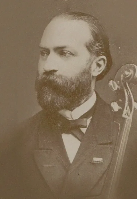 Framed Print : Portrait of the cellist and composer Friedrich Grützmacher (1832-1903, 1880. Creator: Anonymous) Framed Print : Portrait of the cellist and composer Friedrich Grützmacher (1832-1903, 1880. Creator: Anonymous)