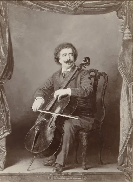 Framed Print : Portrait of the cellist and composer Joseph Hollman (1852-1926), c. 1890. Creator: Mniszech, Andrzej Jerzy (1823-1905) Framed Print : Portrait of the cellist and composer Joseph Hollman (1852-1926), c. 1890. Creator: Mniszech, Andrzej Jerzy (1823-1905)