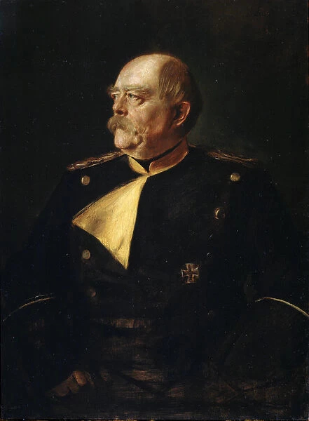 Portrait of Chancellor Otto von Bismarck in Uniform, (1815-1898), 19th century