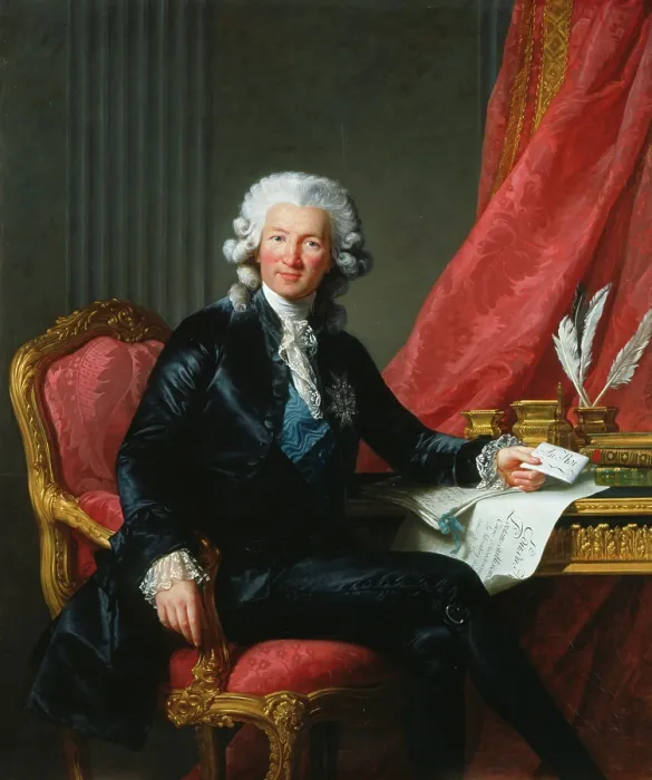 Framed Print : Portrait of Charles-Alexandre de Calonne (1734-1802), 1784. Creator: Vigee Le Brun, Louise Elisabeth (1755-1842) Framed Print : Portrait of Charles-Alexandre de Calonne (1734-1802), 1784. Creator: Vigee Le Brun, Louise Elisabeth (1755-1842)