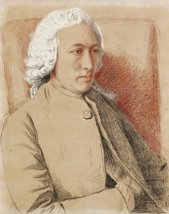 Framed Print : Portrait of Charles Bonnet (1720-1793) Framed Print : Portrait of Charles Bonnet (1720-1793)