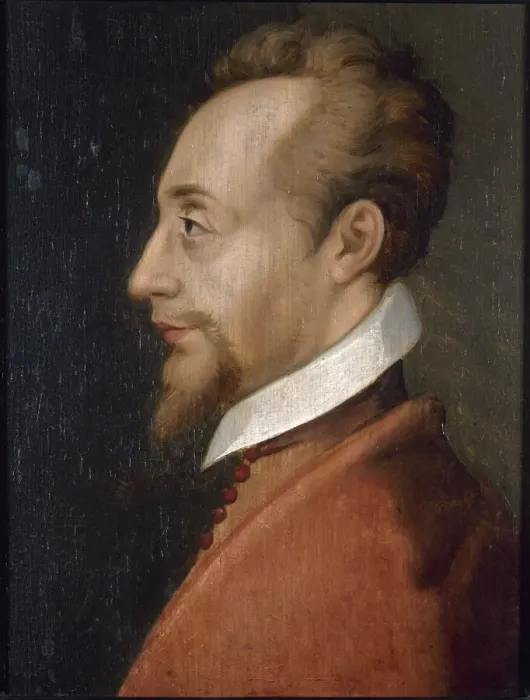 Framed Print : Portrait of Charles de Bourbon de Vendome (1523-1590), 1580. Creator: Anonymous Framed Print : Portrait of Charles de Bourbon de Vendome (1523-1590), 1580. Creator: Anonymous