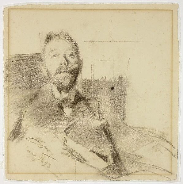 Portrait of Charles Deering, 1893. Creator: Anders Leonard Zorn