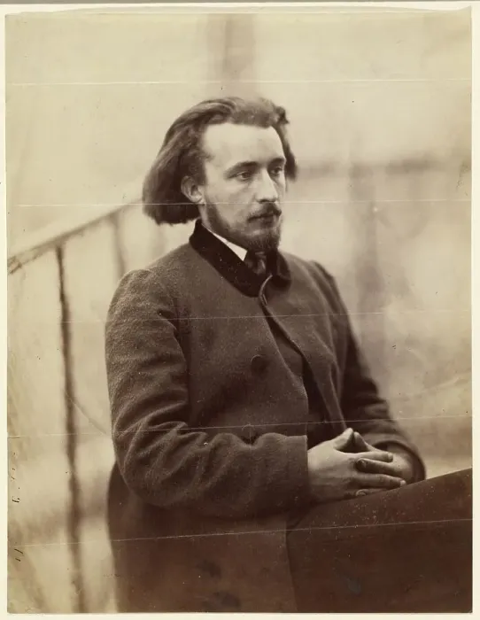 Framed Print : Portrait of Charles Delahaye, about 1857. Creator: Charles Marville Framed Print : Portrait of Charles Delahaye, about 1857. Creator: Charles Marville