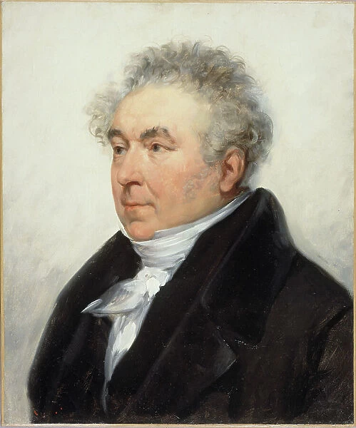 Portrait of Charles-Guillaume Étienne (1778-1845), dramatic author and journalist, c1840. Creator: Joseph-Desire Court