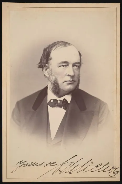 Framed Print : Portrait of Charles Henry Nichols (1820-1889), 1872. Creator: Ulke Bros Framed Print : Portrait of Charles Henry Nichols (1820-1889), 1872. Creator: Ulke Bros