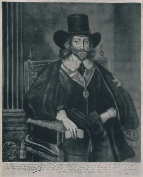 Framed Print : Portrait of Charles I, c1620-1649, (1928). Artist: John Faber the Elder Framed Print : Portrait of Charles I, c1620-1649, (1928). Artist: John Faber the Elder