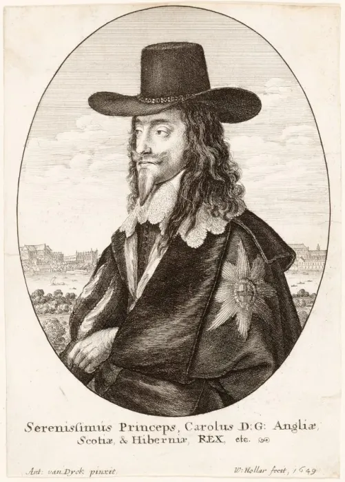 Framed Print : Portrait of Charles I, pub. 1649. Creator: Unknown Framed Print : Portrait of Charles I, pub. 1649. Creator: Unknown