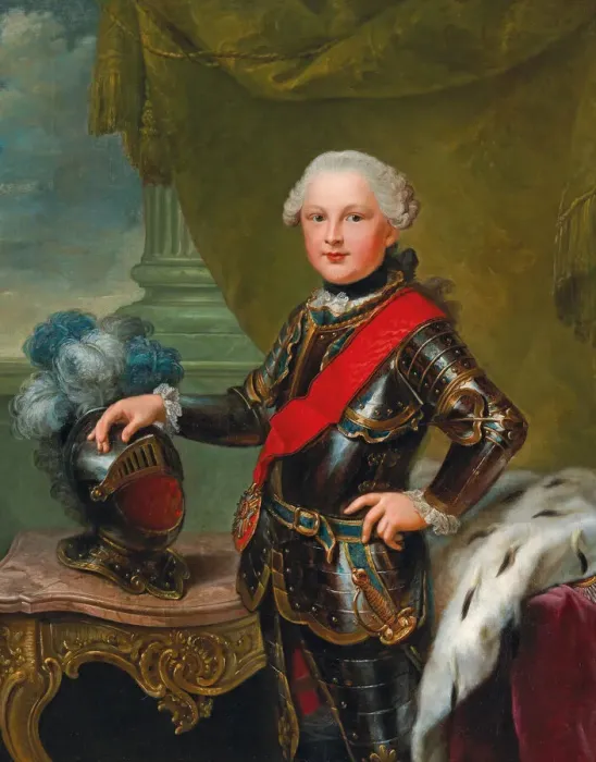 Framed Print : Portrait of Charles II August (1746-1795), Duke of Zweibrücken, ca 1757 Framed Print : Portrait of Charles II August (1746-1795), Duke of Zweibrücken, ca 1757