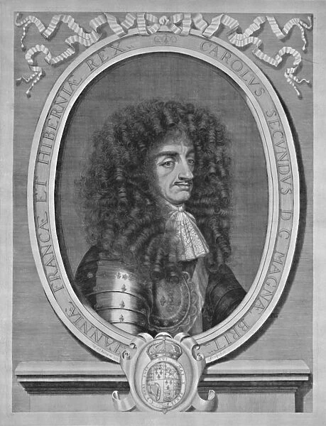 Portrait of Charles II, c1660-1685, (1928). Artist: William Sherwin