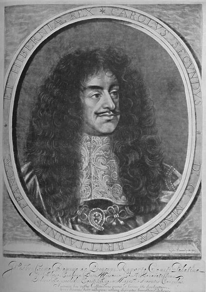 Portrait of Charles II, c1660-1685, (1928). Artist: William Sherwin