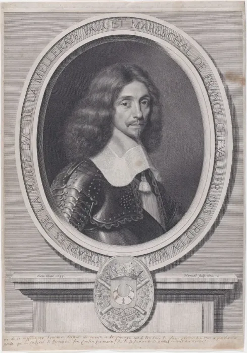 Framed Print : Portrait of Charles de la Porte Duc de la Melleraye, 1662. 1662 Framed Print : Portrait of Charles de la Porte Duc de la Melleraye, 1662. 1662