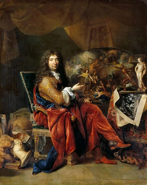 Portrait of Charles Le Brun (1619-1690), ca 1683-1685. Creator: Largillière, Nicolas, de (1656-1746)