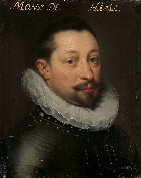 Portrait of Charles de Levin (?-1592), Lord of Famars, Forimont and Lousart, c.1609-c.1633. Creator: Workshop of Jan Antonisz van Ravesteyn
