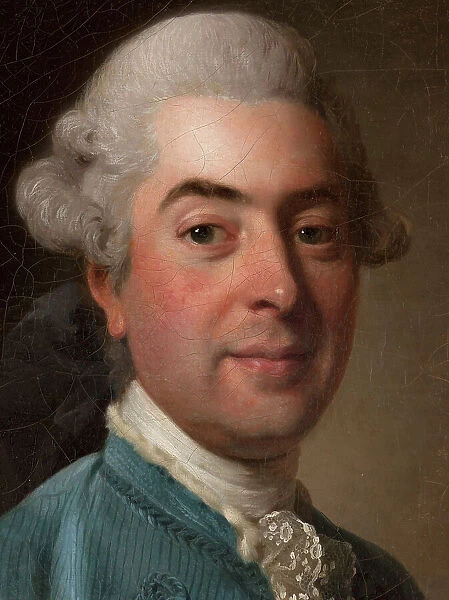 Portrait of Charles-Marin de La Haye des Fossés, Customs officer of the King (1736-1790), 1773. Creator: Alexander Roslin