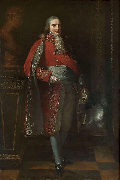 Portrait of Charles Maurice de Talleyrand Périgord (1754-1838), 1807. Creator: Prud'hon, Pierre-Paul (1758-1823)