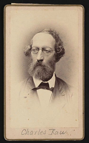 Portrait of Charles Rau (1826-1887), Before 1887. Creator: Unknown