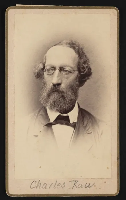 Framed Print : Portrait of Charles Rau (1826-1887), Before 1887. Creator: Unknown