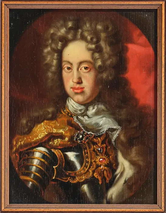 Framed Print : Portrait of Charles VI (1685-1740), Holy Roman Emperor, um 1700. Creator: Anonymous Framed Print : Portrait of Charles VI (1685-1740), Holy Roman Emperor, um 1700. Creator: Anonymous
