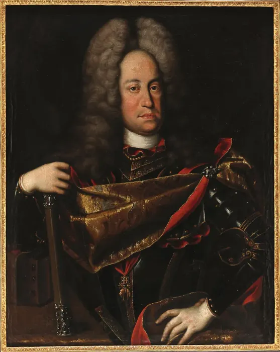 Framed Print : Portrait of Charles VI (1685-1740), Holy Roman Emperor, c1740. Creator: Anonymous () Framed Print : Portrait of Charles VI (1685-1740), Holy Roman Emperor, c1740. Creator: Anonymous ()