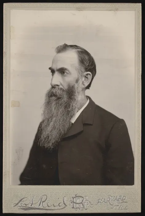 Framed Print : Portrait of Charles Washington Onthank (1839-1896), Before 1896. Creator: LA Reid Framed Print : Portrait of Charles Washington Onthank (1839-1896), Before 1896. Creator: LA Reid