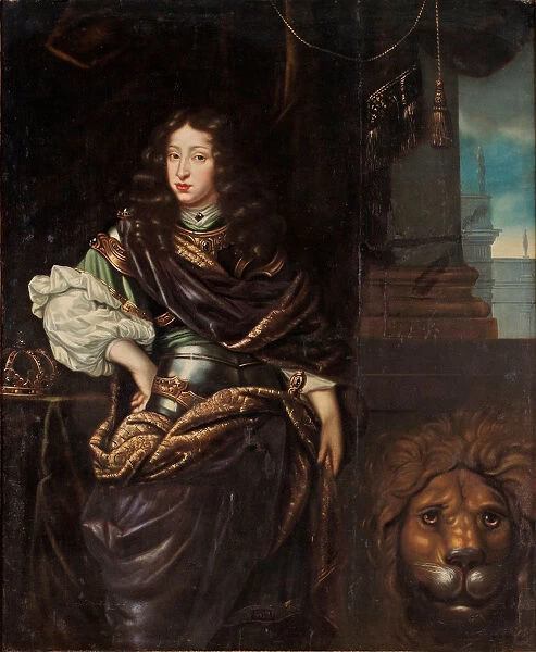 Portrait of Charles XI of Sweden (1655-1697). Artist: Ehrenstrahl, David Klocker (1629-1698)