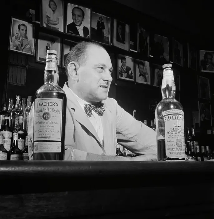 Framed Print : Portrait of Charlie Jacobs, Charlie's Tavern, New York, N.Y. 1946. Creator: William Paul Gottlieb Framed Print : Portrait of Charlie Jacobs, Charlie's Tavern, New York, N.Y. 1946. Creator: William Paul Gottlieb