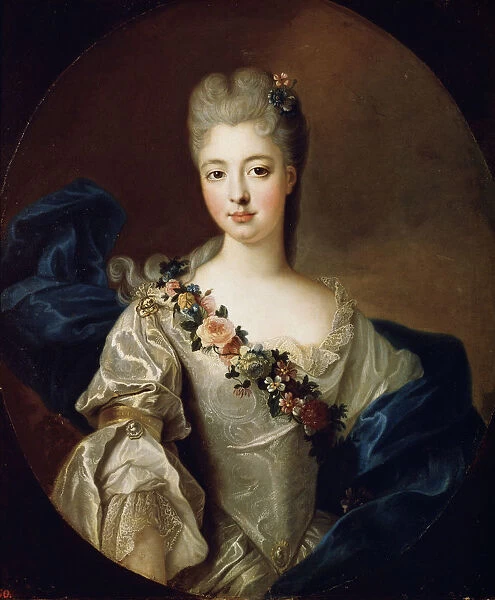 Portrait of Charlotte Aglae of Orleans, Mademoiselle de Valois, 1720s. Artist: Pierre Gobert