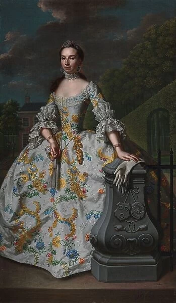 Portrait of Charlotte Beatrix Strick van Linschoten, 1755. Creator: Mattheus Verheyden