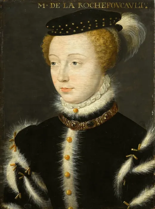 Framed Print : Portrait of Charlotte de Roye, comtesse de la Rochefoucauld (1537-1569), Third quarter of 16th centu Creator: Anonymous Framed Print : Portrait of Charlotte de Roye, comtesse de la Rochefoucauld (1537-1569), Third quarter of 16th centu Creator: Anonymous