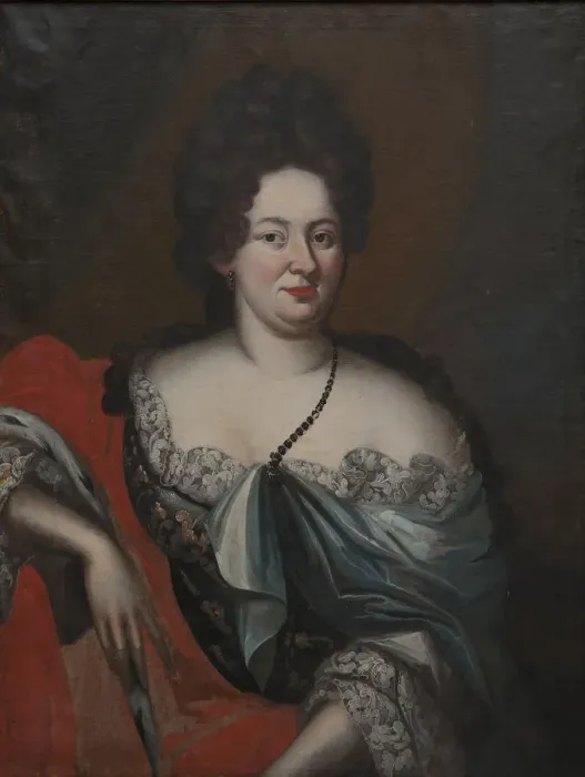 Framed Print : Portrait of Charlotte Sophie (1651-1728), Duchess of Courland Framed Print : Portrait of Charlotte Sophie (1651-1728), Duchess of Courland