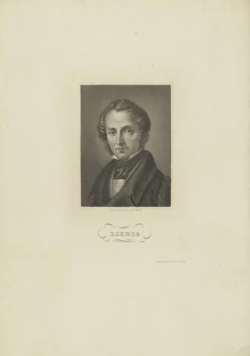 Framed Print : Portrait of the chemist Justus von Liebig, c. 1840. Creator: Barth, Carl (1787-1853) Framed Print : Portrait of the chemist Justus von Liebig, c. 1840. Creator: Barth, Carl (1787-1853)