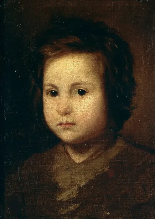 Framed Print : Portrait of a child, c. 1650. Creator: Velàzquez, Diego (1599-1660) Framed Print : Portrait of a child, c. 1650. Creator: Velàzquez, Diego (1599-1660)