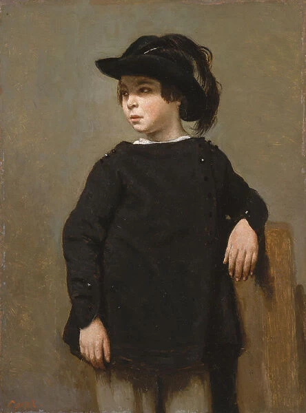 Portrait of a Child, ca. 1835. Creator: Jean-Baptiste-Camille Corot