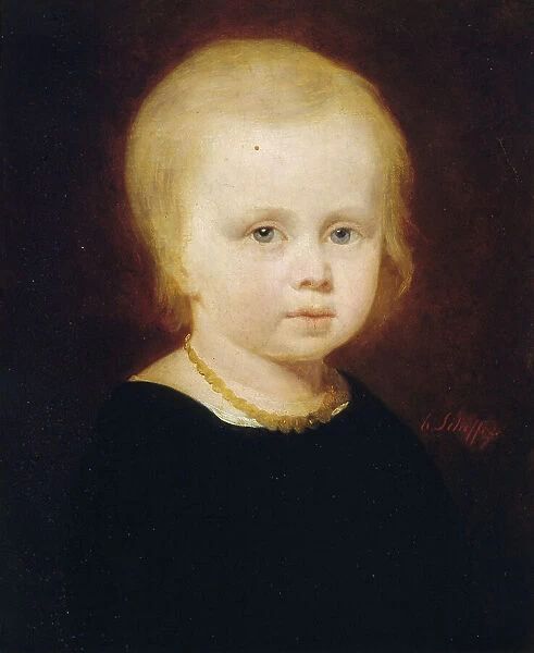Portrait of a child. Creator: Henry Scheffer