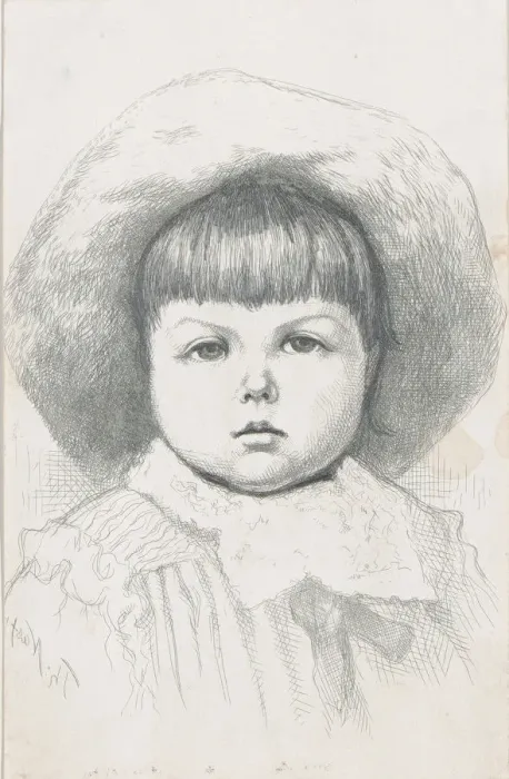 Framed Print : Portrait of a Child (Cyril Nast?), after 1879. after 1879. Creator: Thomas Nast Framed Print : Portrait of a Child (Cyril Nast?), after 1879. after 1879. Creator: Thomas Nast